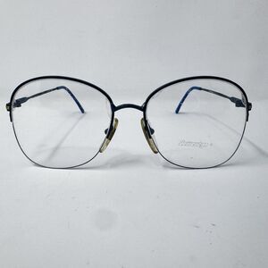 Victory Optical Demenego DM 02 C.44 Navy Vintage New Eyeglass Frames 53-16